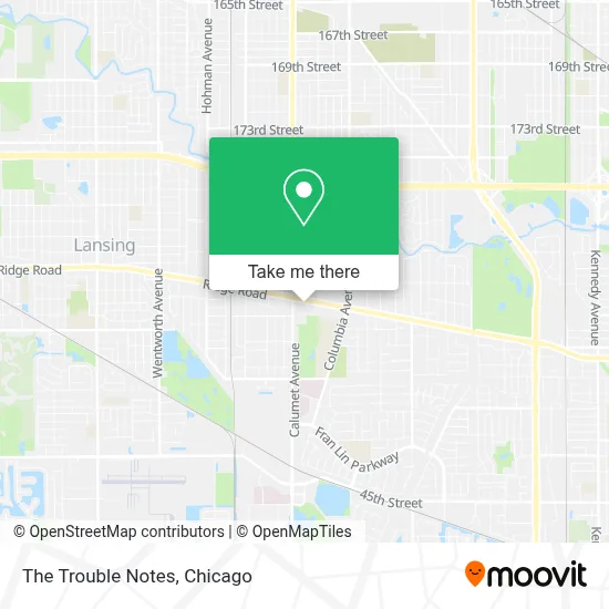 The Trouble Notes map