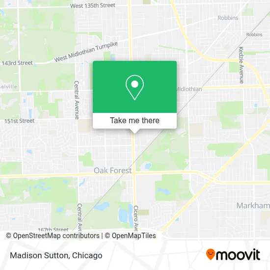Madison Sutton map