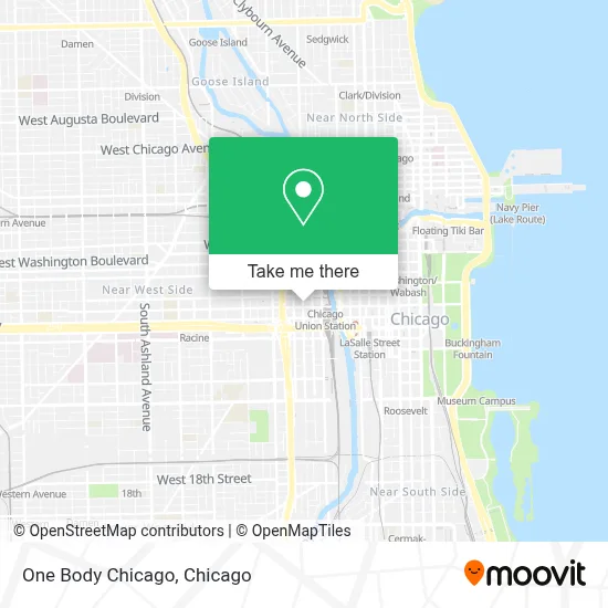One Body Chicago map