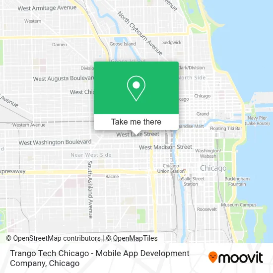 Trango Tech Chicago - Mobile App Development Company map