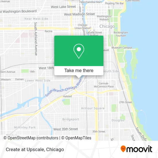 Create at Upscale map