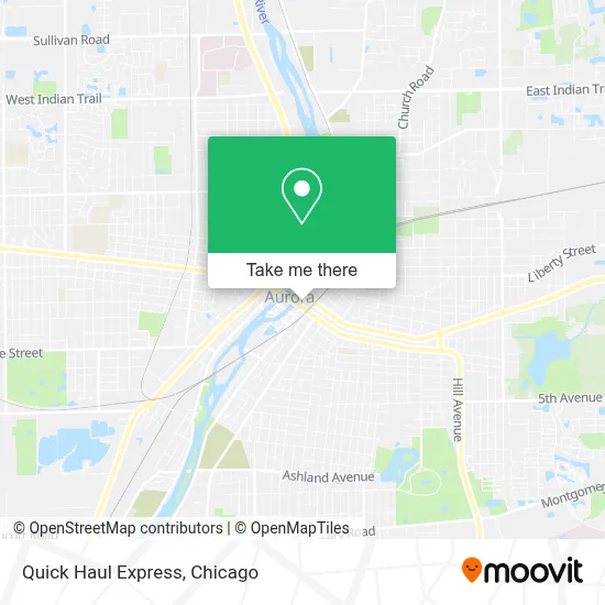 Quick Haul Express map
