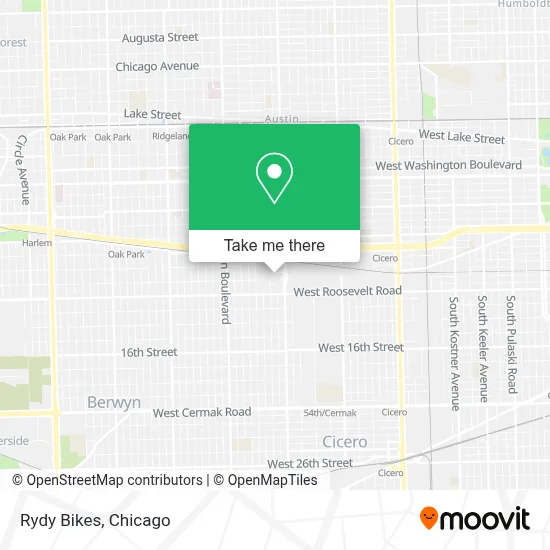 Rydy Bikes map