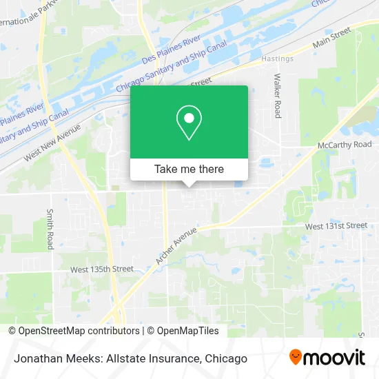 Jonathan Meeks: Allstate Insurance map