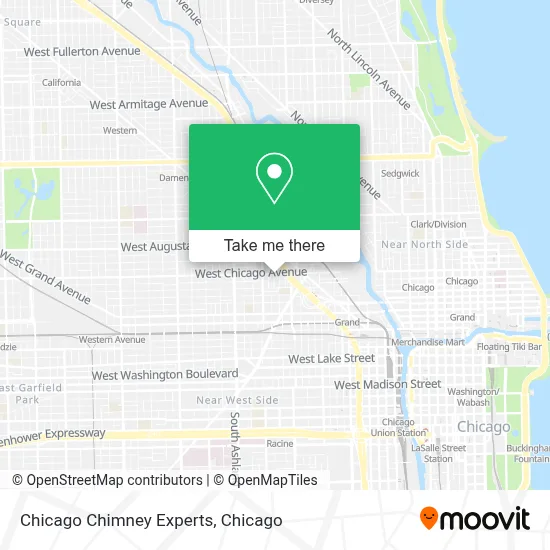 Chicago Chimney Experts map