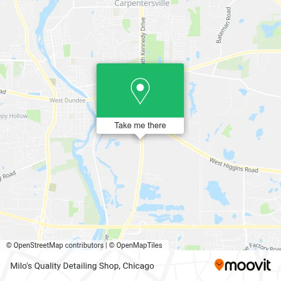 Milo's Quality Detailing Shop map