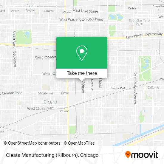 Cleats Manufacturing (Kilbourn) map