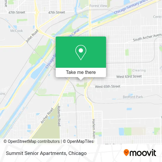 Summit Senior Apartments map