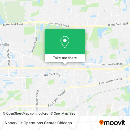 Naperville Operations Center map