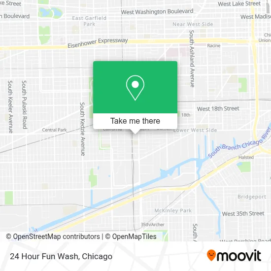 24 Hour Fun Wash map