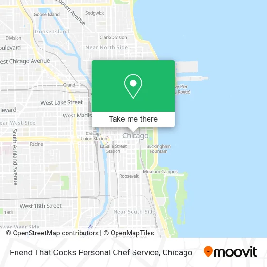 Friend That Cooks Personal Chef Service map