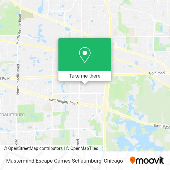 Mastermind Escape Games Schaumburg map