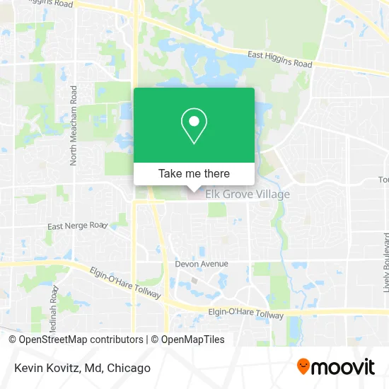 Kevin Kovitz, Md map