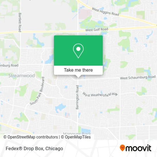 Fedex® Drop Box map