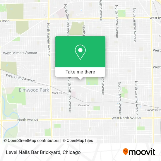 Level Nails Bar Brickyard map