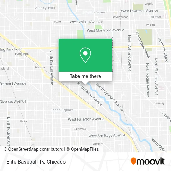 Elite Baseball Tv map