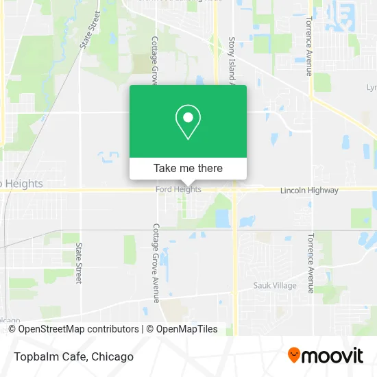 Topbalm Cafe map