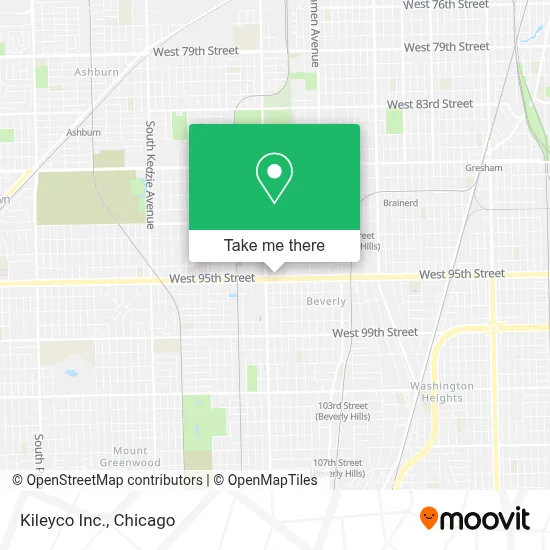 Kileyco Inc. map
