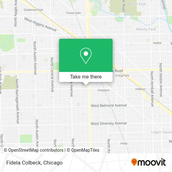 Fidela Colbeck map