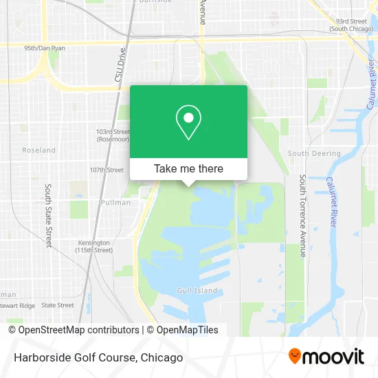 Harborside Golf Course map
