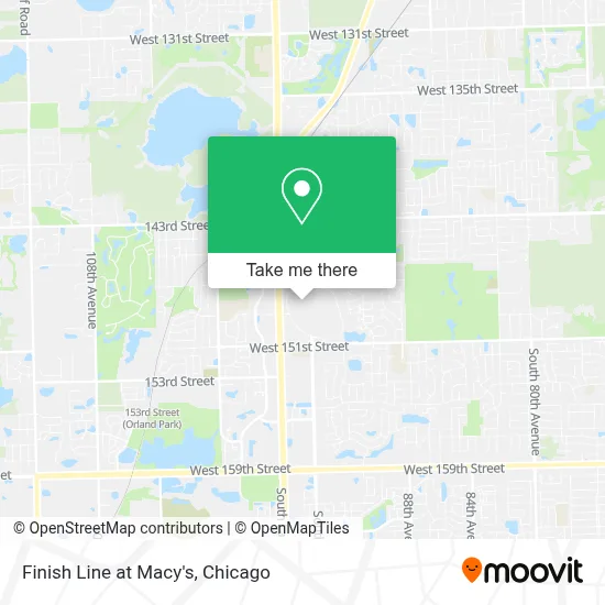 Finish Line at Macy's map