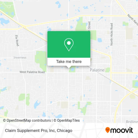 Claim Supplement Pro, Inc map