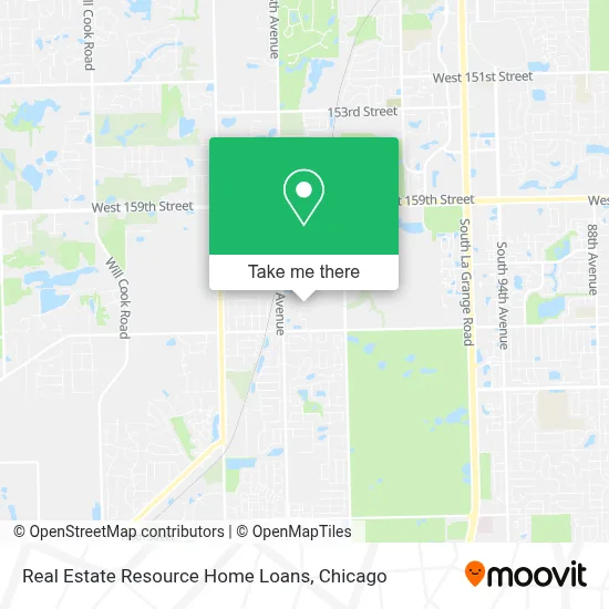 Real Estate Resource Home Loans map