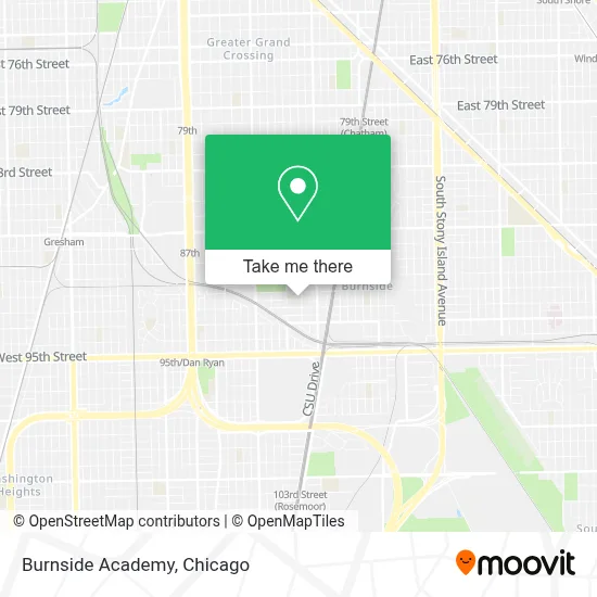 Burnside Academy map