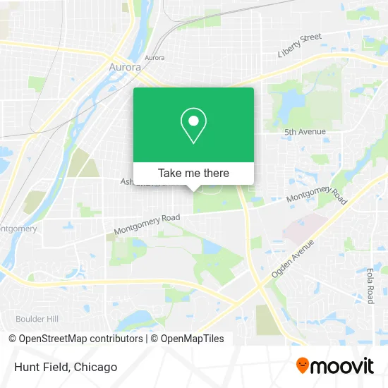 Hunt Field map