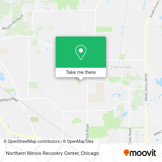 Northern Illinois Recovery Center map