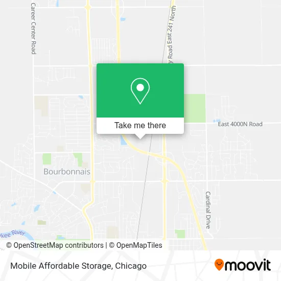 Mobile Affordable Storage map