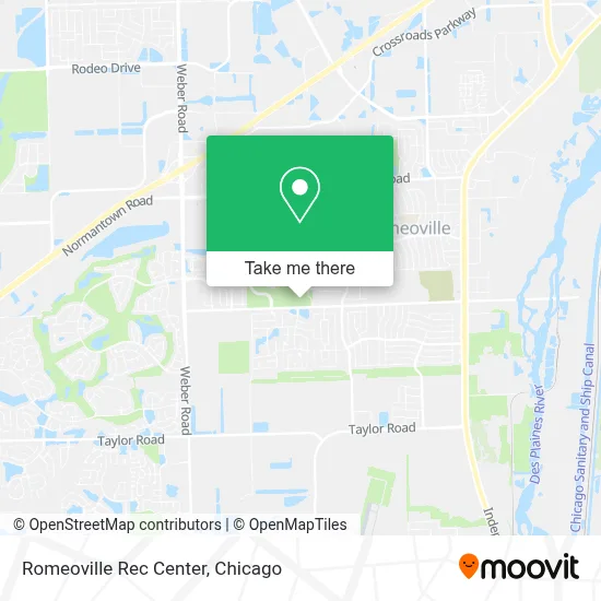 Romeoville Rec Center map