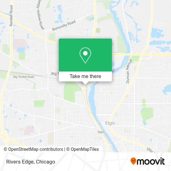 Rivers Edge map