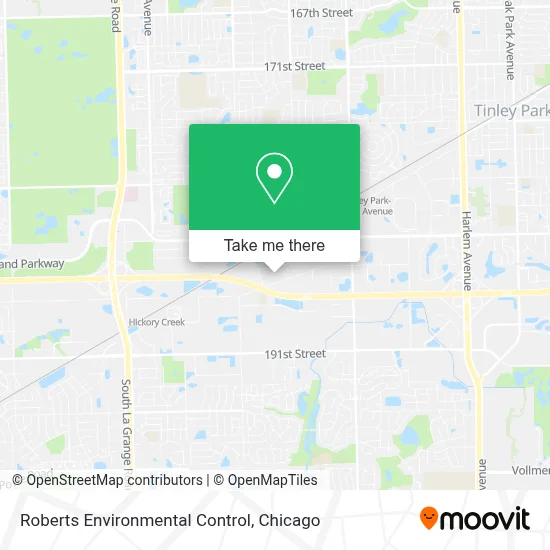 Roberts Environmental Control map