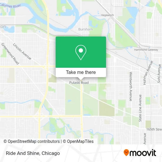 Ride And Shine map