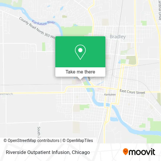 Riverside Outpatient Infusion map