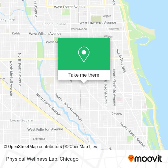 Physical Wellness Lab map
