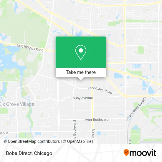 Boba Direct map