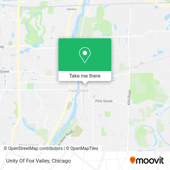 Unity Of Fox Valley map