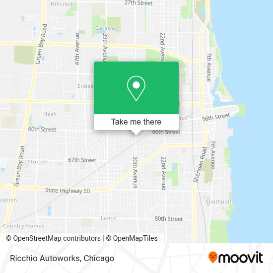 Ricchio Autoworks map