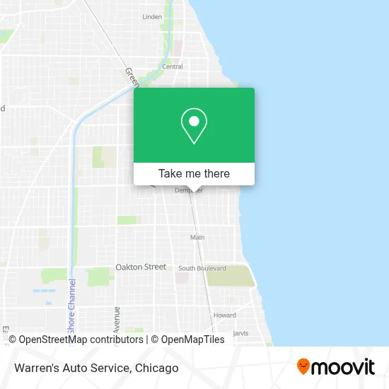 Warren's Auto Service map