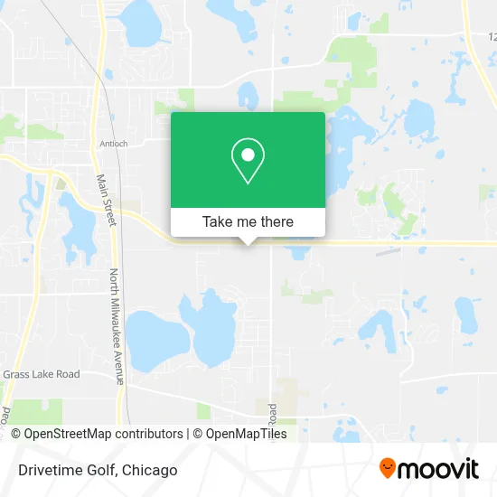 Drivetime Golf map