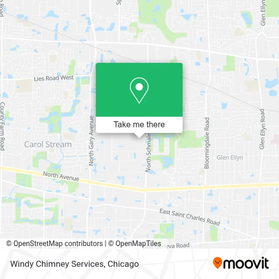 Windy Chimney Services map