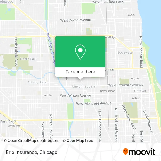 Erie Insurance map