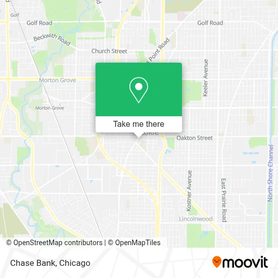 Chase Bank map