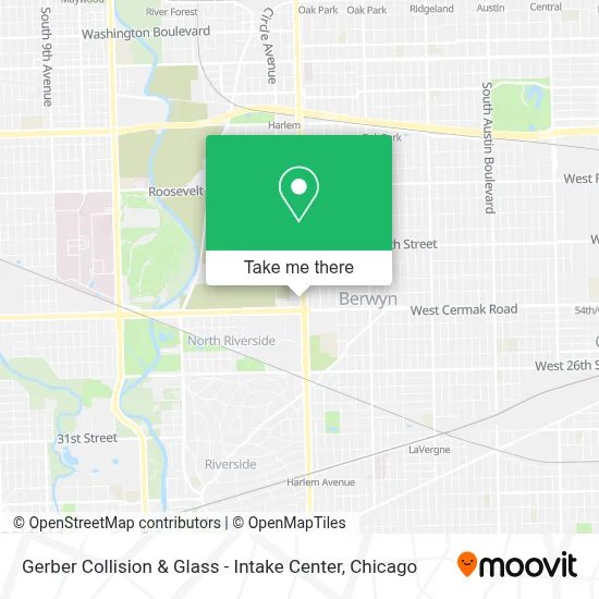 Gerber Collision & Glass - Intake Center map