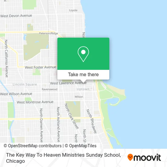 The Key Way To Heaven Ministries Sunday School map