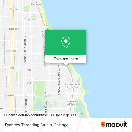 Eyebrow Threading Studio map