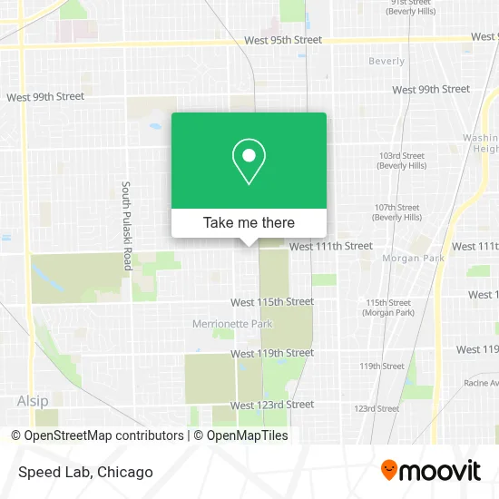 Speed Lab map