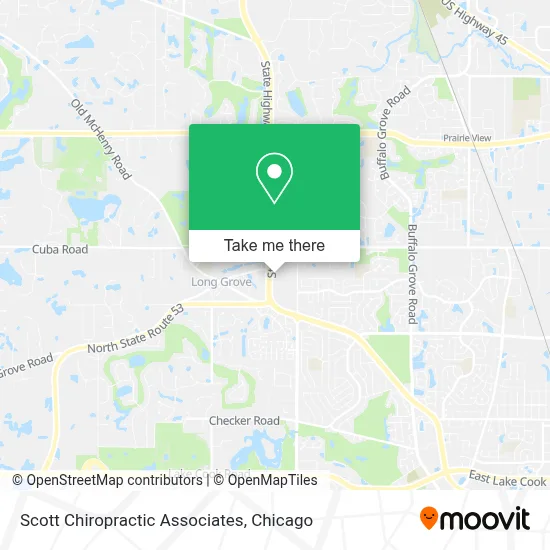 Scott Chiropractic Associates map
